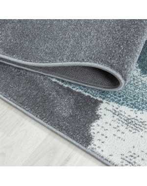 Kinderkleed voor de babykamer met dinosauruspatroon, grijs, blauw, wit