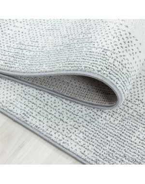 Kinderkleed voor de babykamer, hertenpatroon, grijs, roze, wit