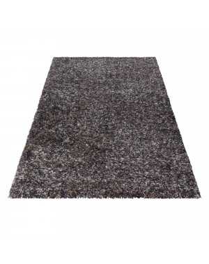 Tapis de Salon Shaggy haute qualité Taupe Gris Beige Crème Moucheté