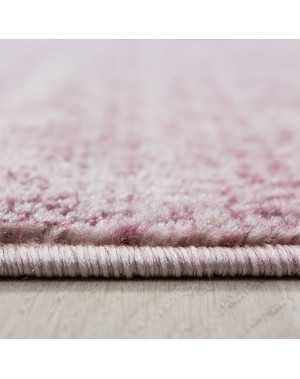 Modern woonkamerkleed, effen roze gespikkeld