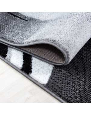 Parma 9210 Zwart Modern Designer Tapijt