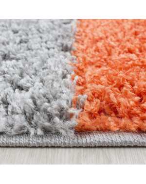 Tapis Shaggy pile longue à carreaux plusiuers couleurs et tailles au choix