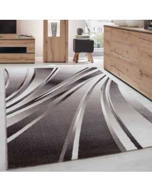 Parma 9210 Modern designtapijt, bruin