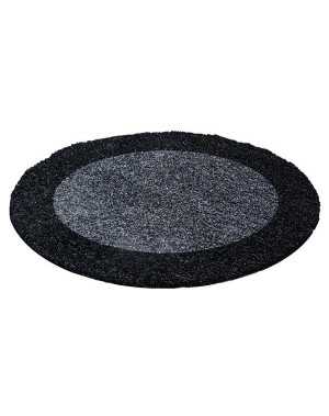 Tapis Shaggy pile longue designe bordure couleurs et tailles au choix
