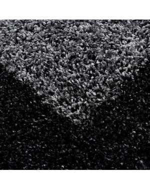 Tapis Shaggy pile longue designe bordure couleurs et tailles au choix