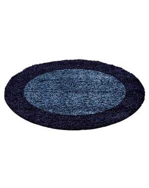 Tapis Shaggy pile longue designe bordure couleurs et tailles au choix