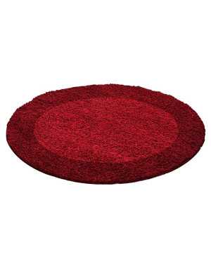 Tapis Shaggy pile longue designe bordure couleurs et tailles au choix