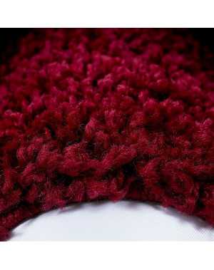 Tapis Shaggy pile longue designe bordure couleurs et tailles au choix