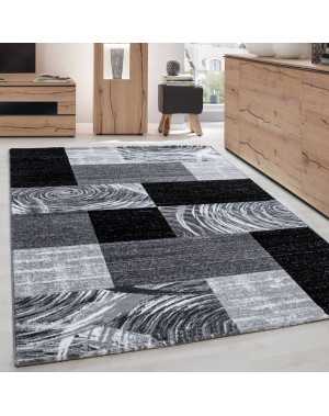 Parma 9220 Zwart Modern Designer Tapijt