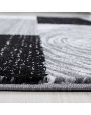 Parma 9220 Zwart Modern Designer Tapijt