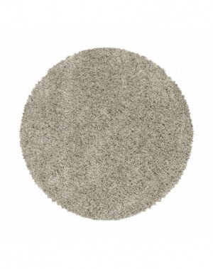 Shaggy Design woonkamerkleed, zachte pool, monochroom, naturel taupe