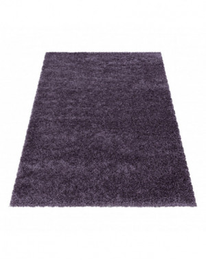 Shaggy design vloerkleed voor de woonkamer, zachte pool, monochroom paars vloerkleed voor de slaapkamer