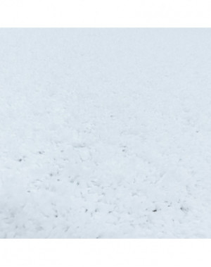 Shaggy design vloerkleed voor de woonkamer, zachte pool, monochroom wit