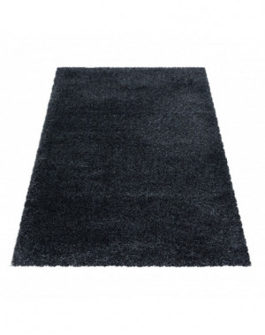 Hoogpolig vloerkleed voor de woonkamer, aangenaam zacht vloerkleed voor de slaapkamer, antraciet