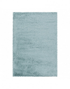 Tapis de salon Shaggy Agréable doux Tapis de chambre Bleu