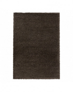 Hoogpolig vloerkleed voor de woonkamer, aangenaam zacht, bruin vloerkleed voor de slaapkamer