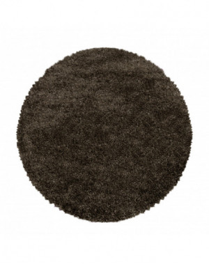 Tapis de salon Shaggy Agréable doux Tapis de chambre Marron
