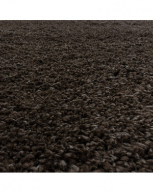 Hoogpolig vloerkleed voor de woonkamer, aangenaam zacht, bruin vloerkleed voor de slaapkamer