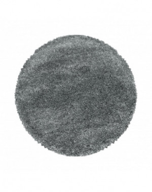 Tapis de salon Shaggy Agréable doux Tapis de chambre Gris Clair