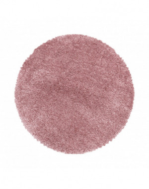 Tapis de salon Shaggy Agréable doux Tapis de chambre Rose