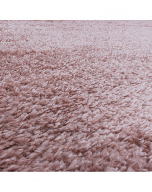 Tapis de salon Shaggy Agréable doux Tapis de chambre Rose