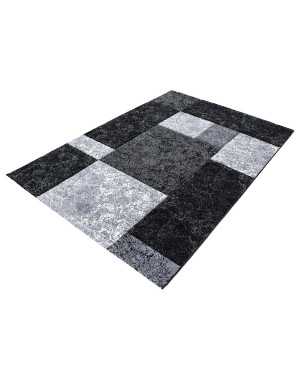 Modern 3D-tapijt met contouruitsparing, Hawaii 1330 ZWART