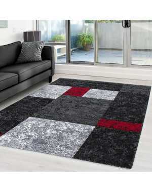 Modern 3D-tapijt met contourgesneden design, Hawaii 1330 ROOD