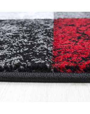 Modern 3D-tapijt met contourgesneden design, Hawaii 1330 ROOD