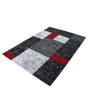 Modern 3D-tapijt met contourgesneden design, Hawaii 1330 ROOD