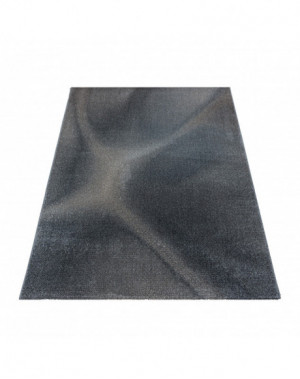 Tapis de salon Tapis à poil ras modèle d'ombre en plastique Poil souple brun