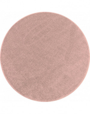 Gabbeh effen roze vloerkleed met korte pool voor de woonkamer