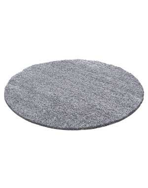 Tapis Shaggy pile longue couleur unique GRIS CLAIRE