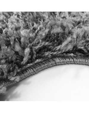 Tapis Shaggy pile longue couleur unique GRIS CLAIRE