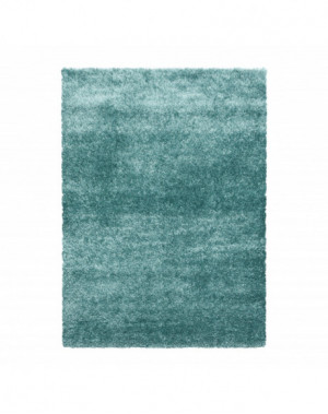 Tapis Modern Soft Shaggy à poils longs 50mm en couleur Aqua Bleu