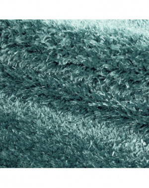 Tapis Modern Soft Shaggy à poils longs 50mm en couleur Aqua Bleu