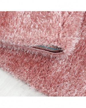 Tapis Modern Soft Shaggy à poils longs 50mm en couleur Rose