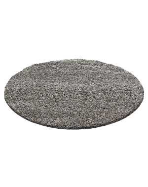 Hoogpolig vloerkleed, effen kleur, taupe