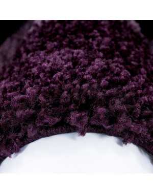 Hoogpolig vloerkleed, design, paars-donkerpaars