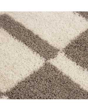 Tapis Gala Shaggy designe pile longue Beige-Creme