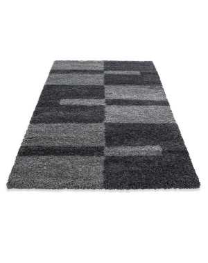 Tapis Gala Shaggy designe pile longue Gris-Gris Clair