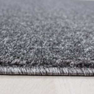 Tapis d’intérieur, couleur gris, pour salon, design moderne, tissage plat, style bohème, lavable