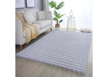 Binnenkleed, zilverkleurig, katoen, voor de woonkamer, antislip, modern design