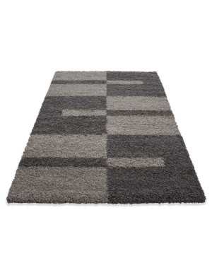 Gala Shaggy vloerkleed, hoogpolig design, taupe-beige