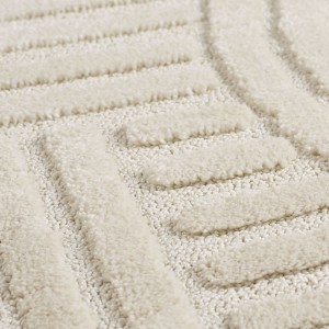 Tapis d’intérieur, couleur crème, matière jute, pour salon, résistant et durable, antidérapant