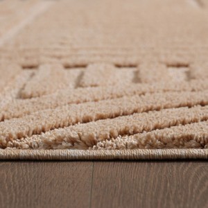 Tapis d’intérieur, couleur rose, matière jute, pour salon, tissage plat, confortable, antidérapant