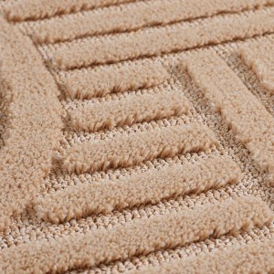 Binnenkleed, roze, van jute, voor de woonkamer, platgeweven, comfortabel en antislip.