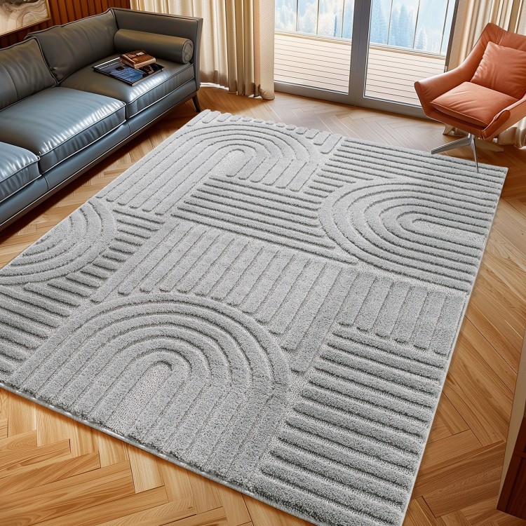 Tapis d’intérieur, couleur argent, matière jute, pour salon, antidérapant, tissage plat, lavable