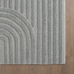 Tapis d’intérieur, couleur argent, matière jute, pour salon, antidérapant, tissage plat, lavable