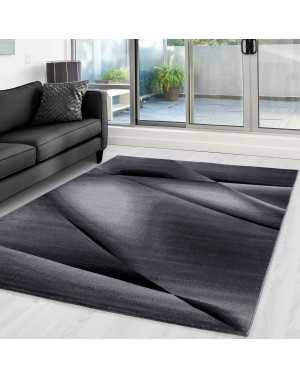 Miami 6590 Zwart Modern Designer Tapijt