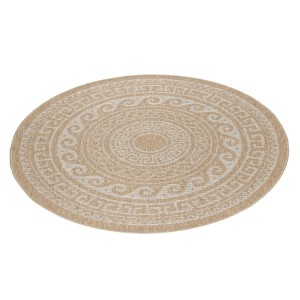 Tapis extérieur, style vintage, couleur beige, matière polypropylène, pour cuisine, balcon